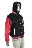 Custom Men Leather Sleeve Letterman Baseball Carsity Jacket