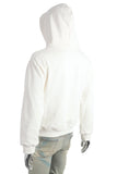 Wholesales Custom Loose Fit Sweatshirt Men No Drawstring White Pullover Hoodies