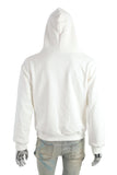 Wholesales Custom Loose Fit Sweatshirt Men No Drawstring White Pullover Hoodies