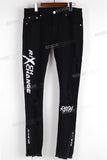 Black Skinny Fit with Custom Embroidery Logo