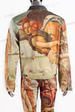 Custom Digital Printing Denim Jacket and Pants